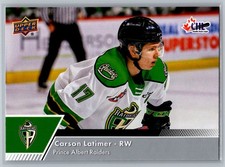 #258 Carson Latimer 2022-23 Upper Deck CHL Prince Albert Raiders