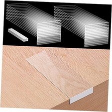 20 Pieces Moveable Shelf Label Holders with Insert, Clear 7.9 x 2.9 x 0.8 Inch