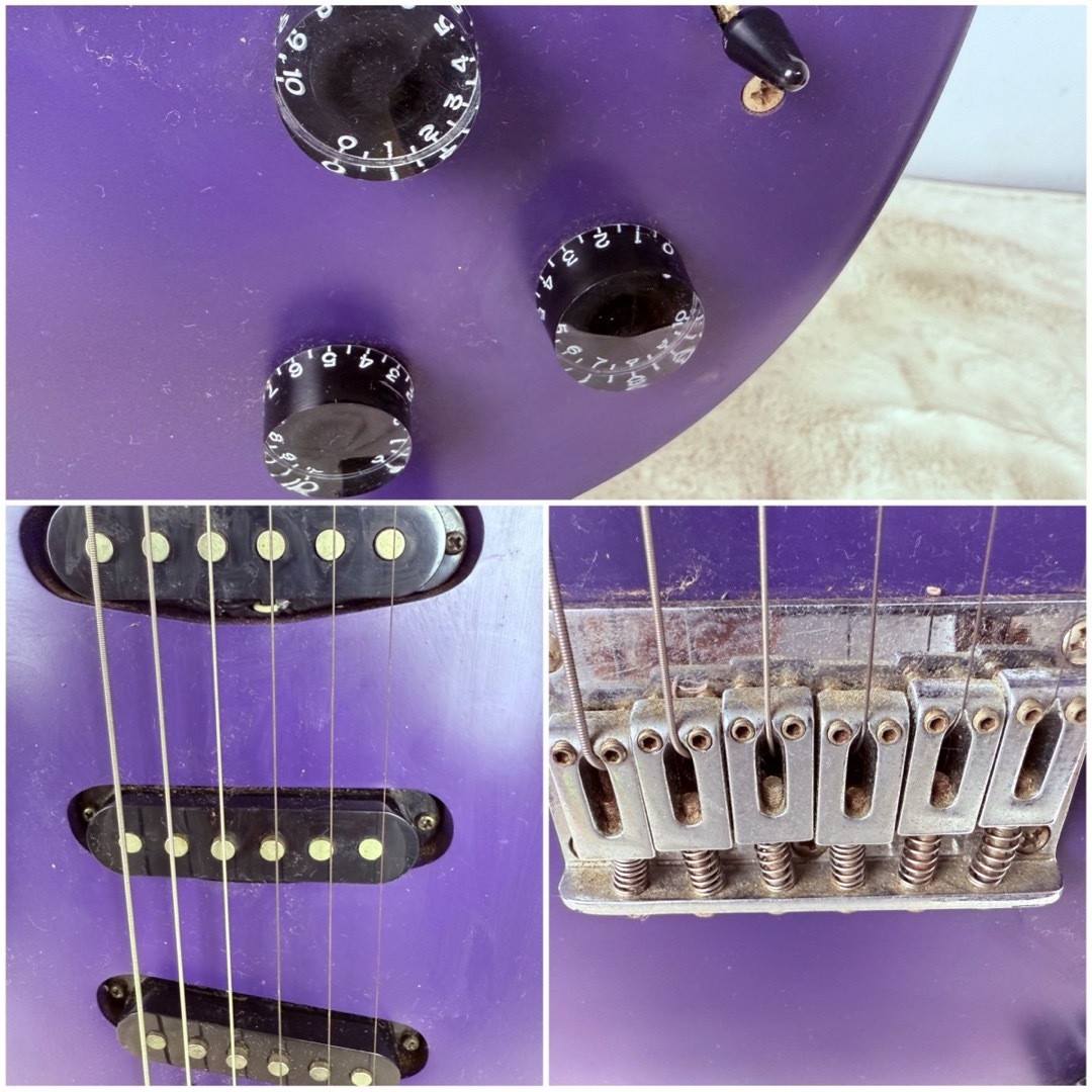 Electric Guitar Grass Roots Inoran Model Early Model Matte Purple
