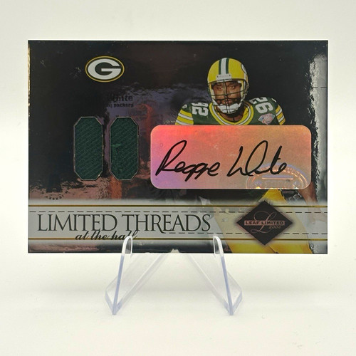 Leaf Limited 2004 Reggie White Limited Threads Auto Patch /50 #LT-83 Read Error
