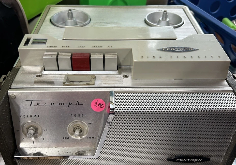 Interruptor abatible de repuesto para grabadora de cinta Pentron Triumph de colección Foto 2 de 4