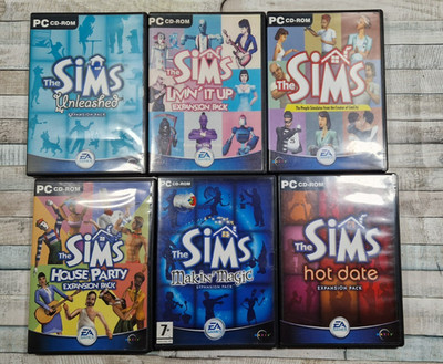 Die Sims (1) - PC - Basisspiel & 5 Erweiterungspacks Bundle