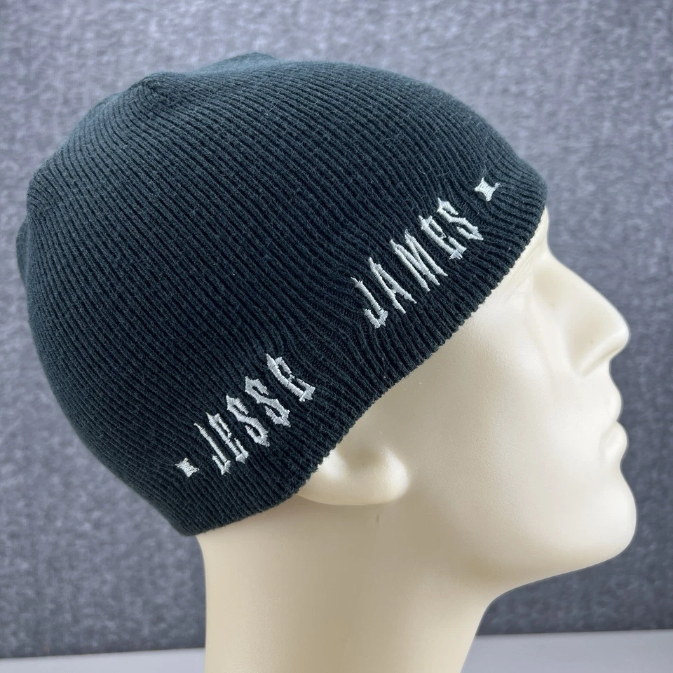Jesse James Beanie Hat Adult OSFM Black Widow Spider Logo West Coast Choppers - Image 4 of 4