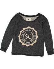 SOULCAL CO Womens Graphic Sweatshirt Jumper UK 16 Large Black Cotton CR52