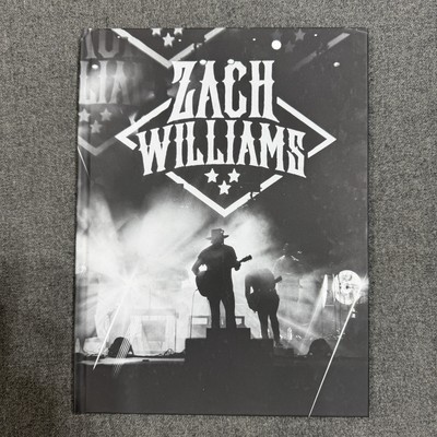 Zach Williams Tour Photographs Signed Book 2022 by Maddox Fowler Autographed
