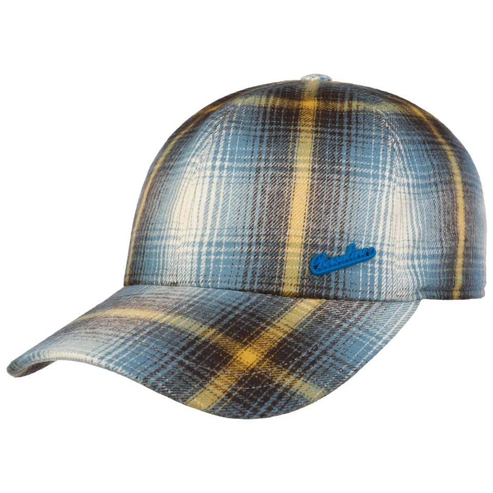 BORSALINO Pienza Colour Check Cap Basecap Baseballcap Curved Brim - Bild 1 von 1