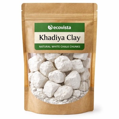 Pure Natural, White Slate Chalk, Cut from Natural Stone Clay Chunks | Mineral Ri