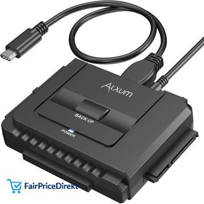 USB-C Adapter 2,5 3,5 Festplatten Konverter SATA