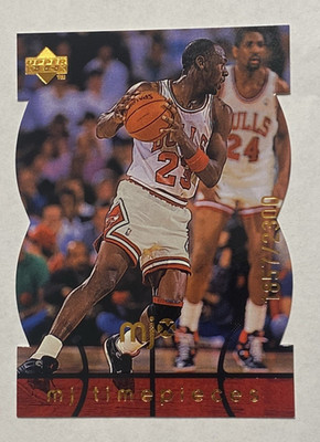 Michael Jordan 1998 MJx Timepieces Die Cut Red #15 1857/2300 Card Chicago Bulls