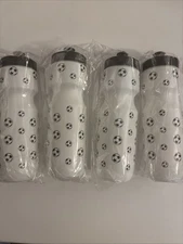 Set Of 4 - 24oz Talltalk Soccer Party Favors Plastic Water Bottle - New!
