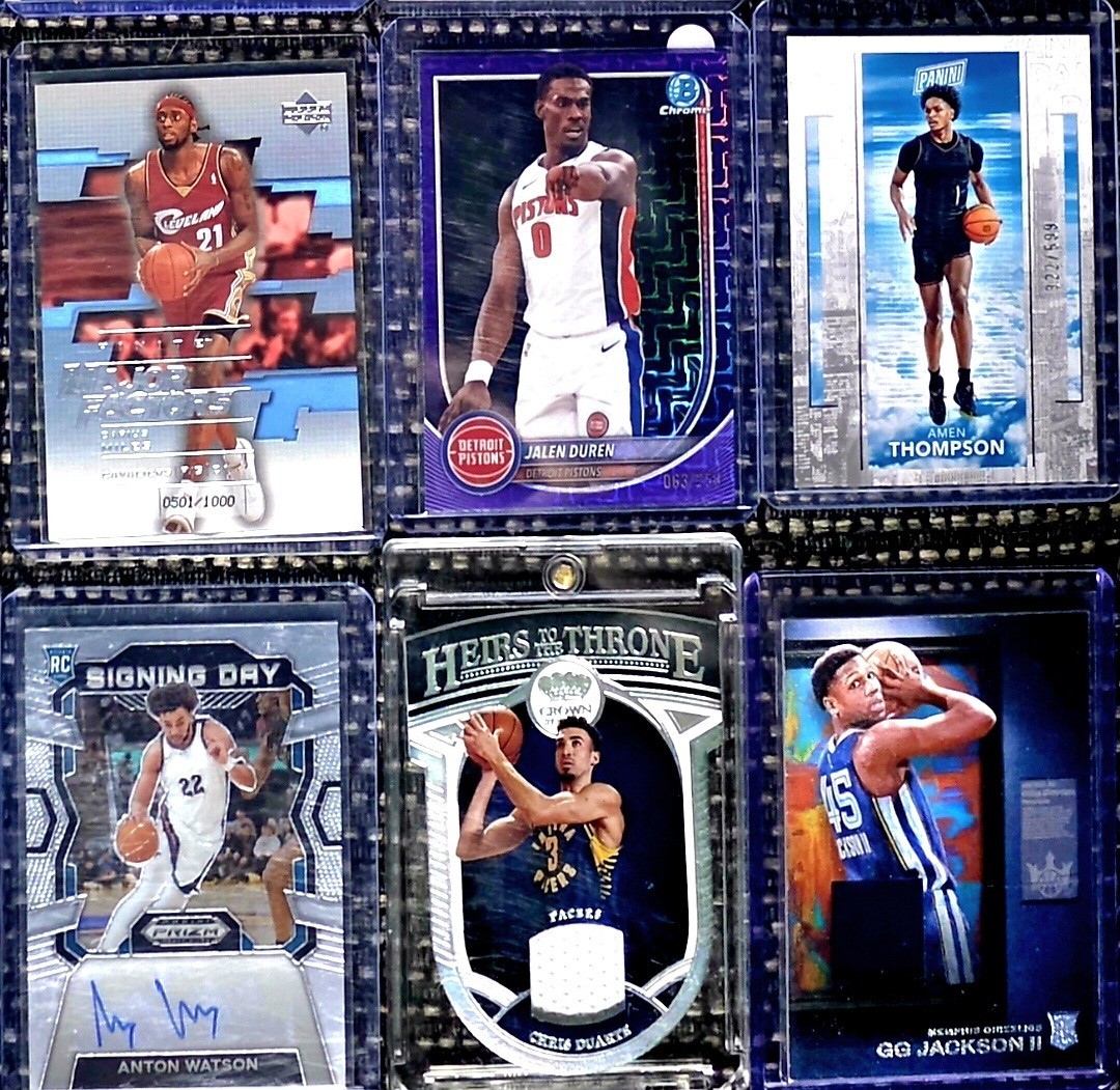 NBA Basketball Numbered Patch Auto Card Lot view 5
