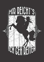 Notizbuch A4 Gepunktet Softcover Westernreiten Design 120 Seiten