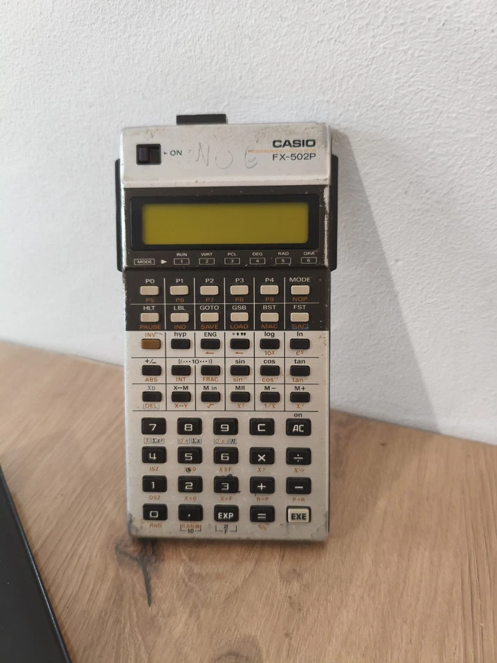 Vintage CASIO FX-502P Scientific Programmable Calculator - Photo 2/4