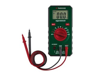 Parkside Multimeter Digital Messgerät PDAM 300 B1 Auto Range AC/DC Stromprüfer
