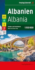 Albania Road and Leisure Map: 1:150,000