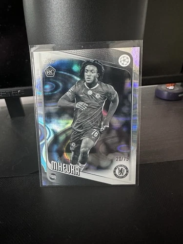 2025-26 Topps UEFA Club Competitions #32 Shumaira Mheuka Raindrops /75 Chelsea