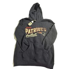 Outerstuff Youth Boys New England Patriots NFL Logo Hoodie M 10/12 Football