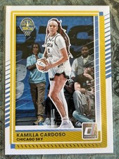 2025 Panini Donruss WNBA Kamilla Cardoso -  Silver Name Foil Chicago Sky #32