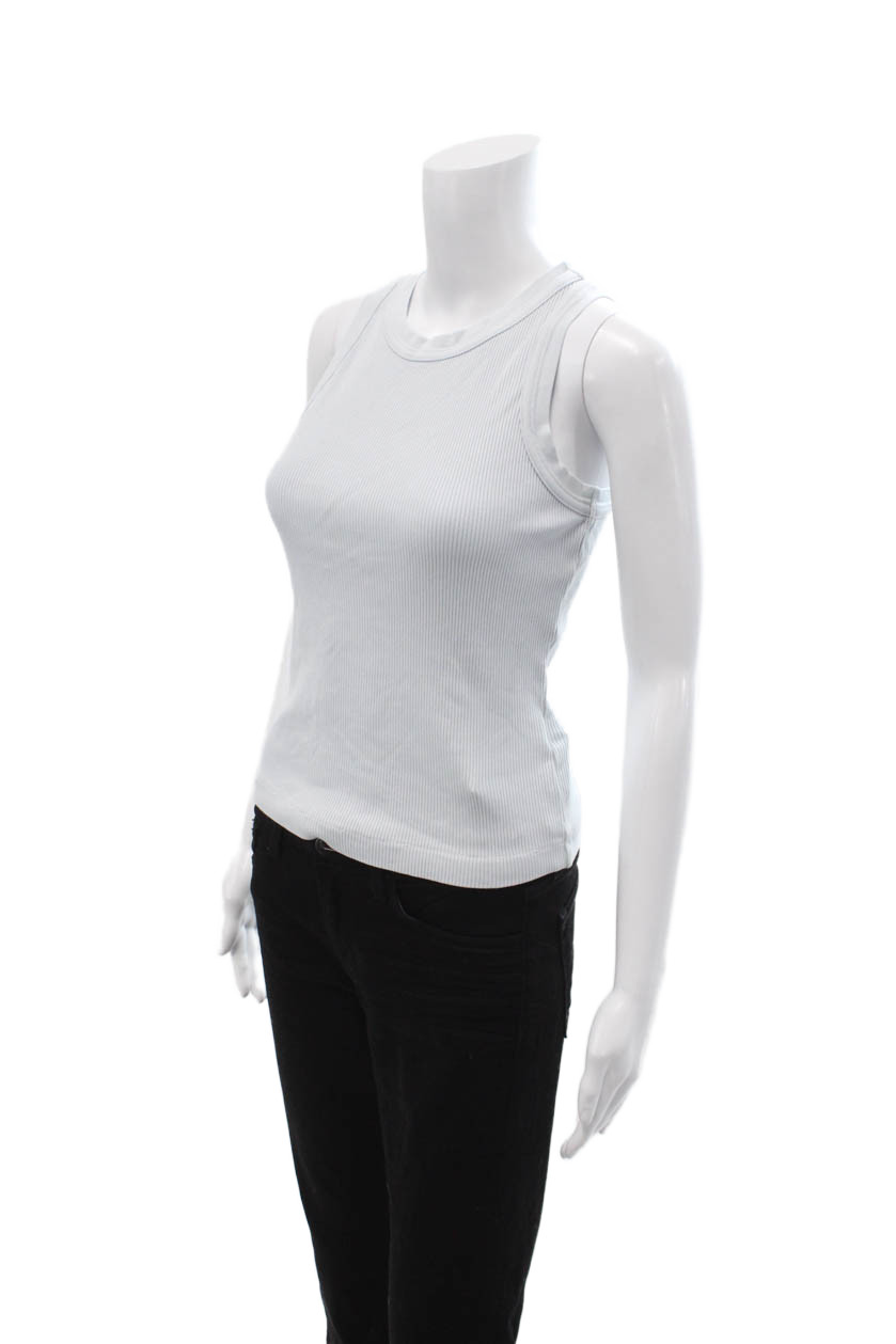 Amo Women Basic Sleeveless Solid Yellow Cotton Ro… - image 11