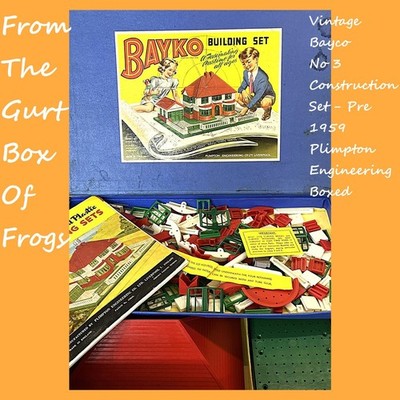 Vintage - Bayco No 3 - Construction Set - Pre 1959 Plimpton Engineering - Boxed