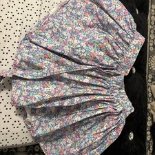 Girls size 4/5 Ditsy Floral Full Bodied Lined Twirl Skirt with tie waist Carters