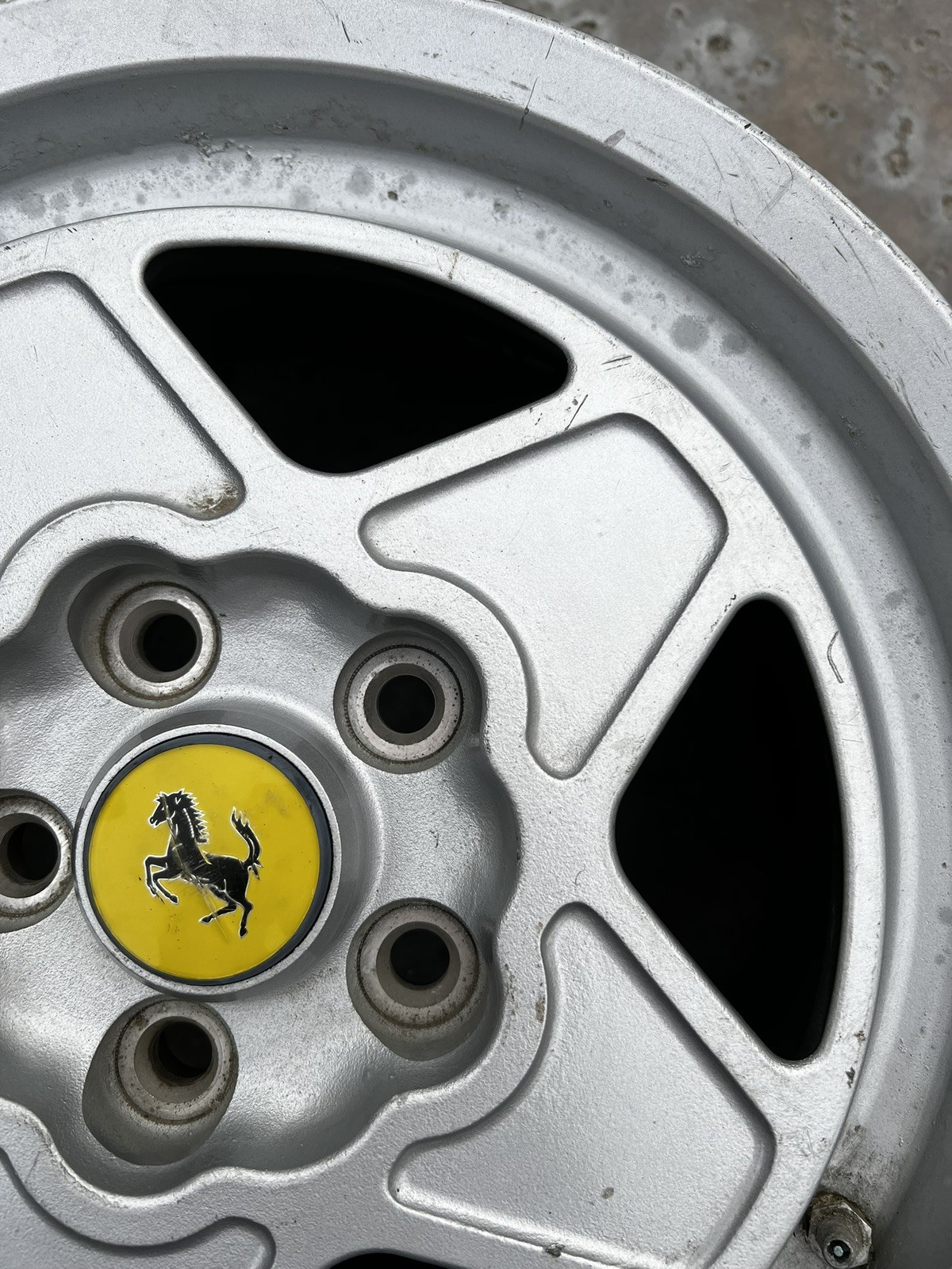 Ferrari Campagnolo 208 308 GT4 GTB GTS Five Spoke Genuine Ferrari Wheel Rim
