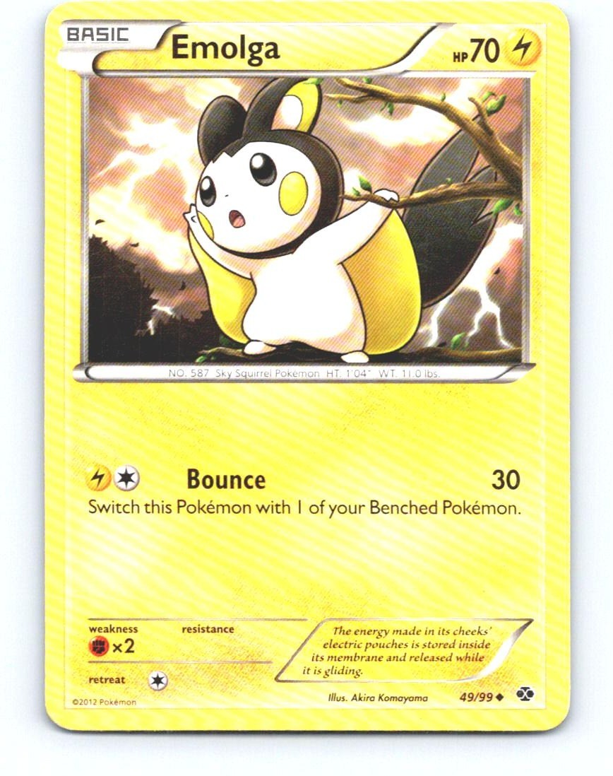 Emolga 49/99 Uncommon Next Destinies Pokemon Near Mint