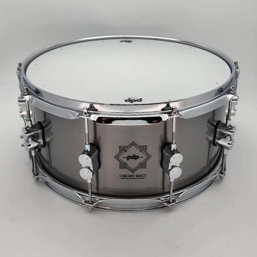 Gebrauchte PDP Concept Select 3mm Steel Snare Drum 14x6,5 - Top