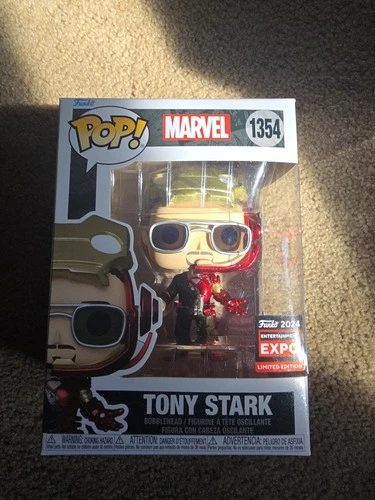 Funko Pop! Marvel TONY STARK #1354 C2E2 EXCL LE VAULTED WITH PROTECTOR IRON MAN