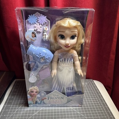 Disney Princess Frozen Get Ready with Me Large Doll and Hair Play Set CP