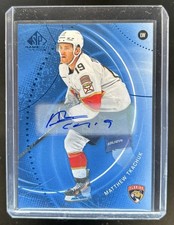 2025-26 SP Game Used Matthew Tkachuk Blue Auto SSP #158 Panthers