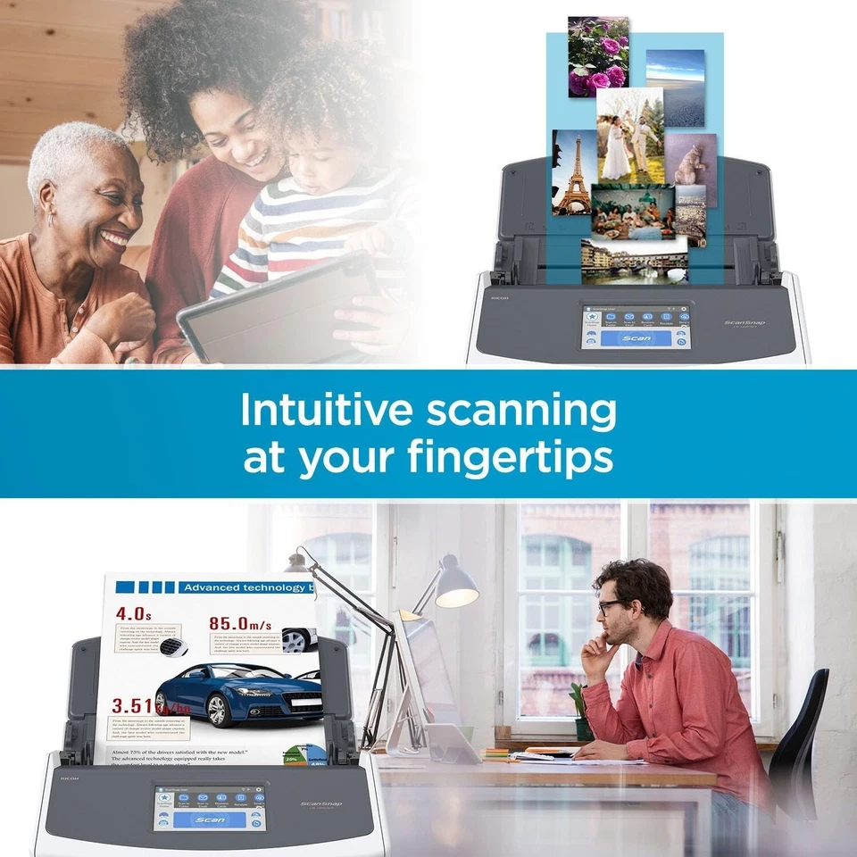 iX1600 Wireless Scanner: High-Speed, Touchscreen & Duplex Scanning Up to 40ppm - Image 4 of 4