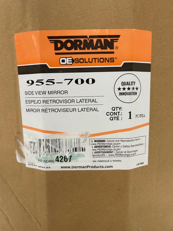 Espejo puerta izquierdo dorman 955-700 se adapta 04-08 Nissan Máxima Foto 3 de 3