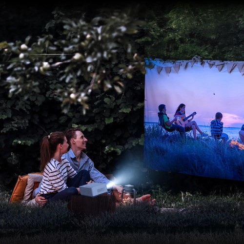 Mini Projector 1080P HD Bluetooth 5G WiFi Video Home Theater Cinema 250" Display - Picture 10 of 12