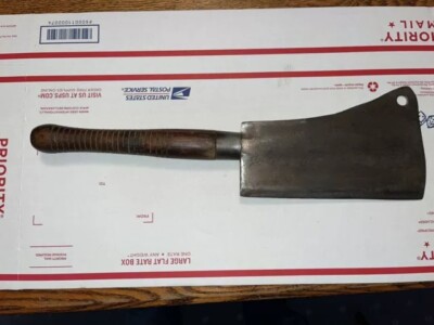 Antique NEW HAVEN EDGE TOOL Co. No. 3 Meat Cleaver 3 Lbs. 9 Oz.