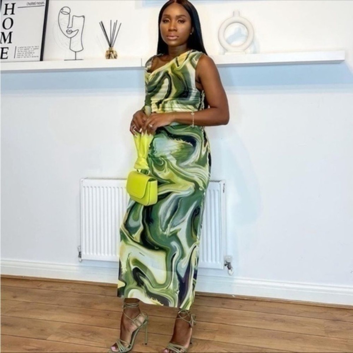 Zara Set 2 piece printed tulle top and skirt 5039 807 S, M
