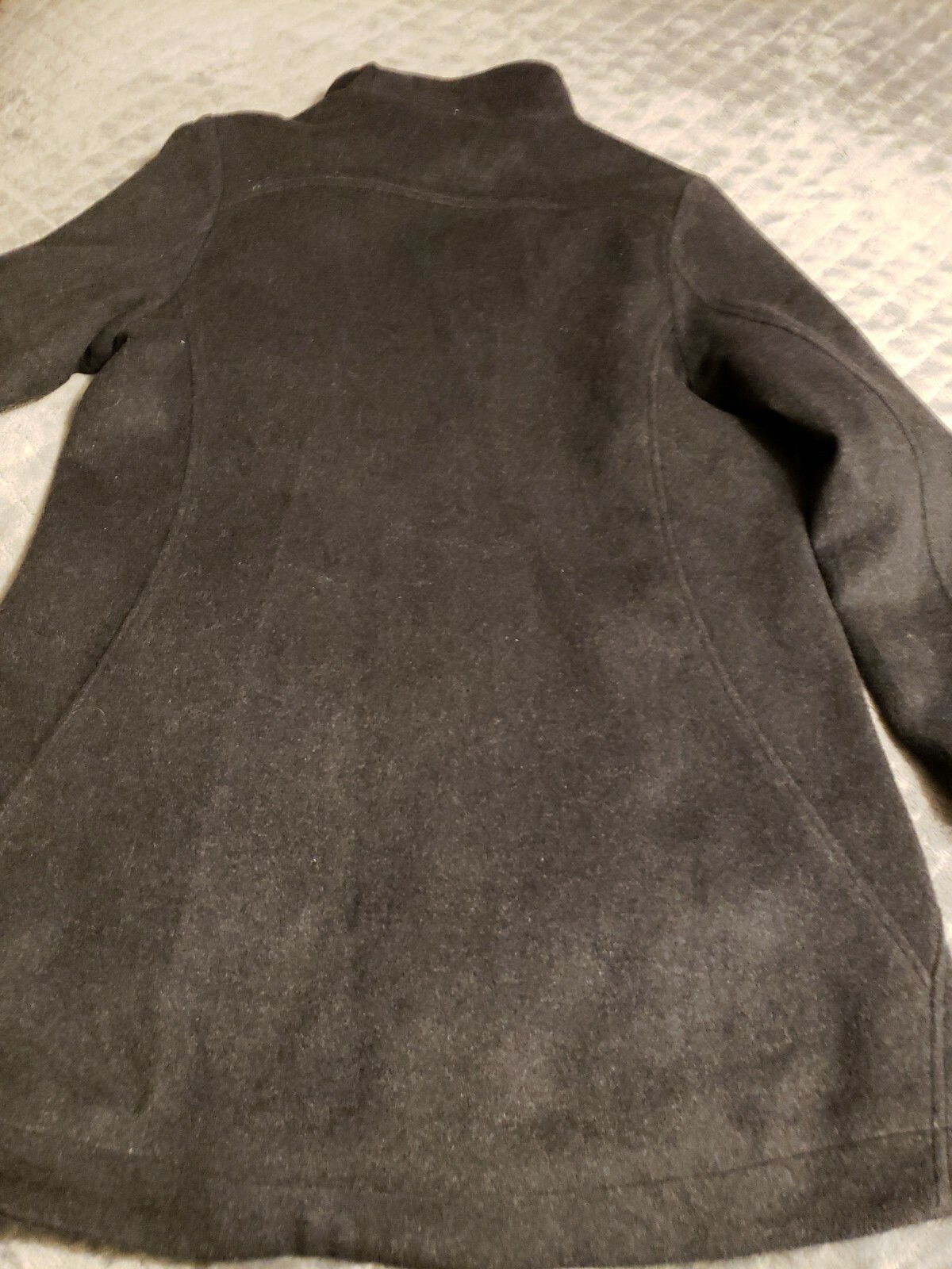 pendleton wool coat mens medium black - image 5