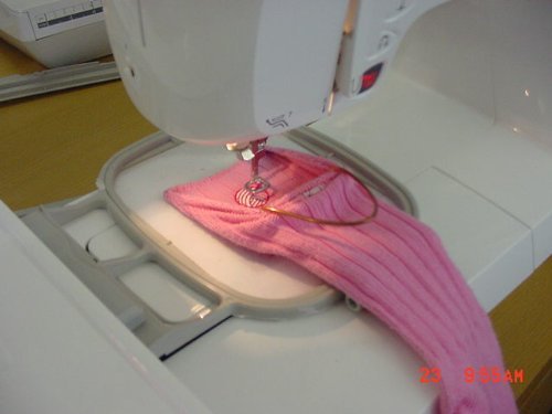 2 Sock Easy Embroidery Machine Hooping Aid / Hoops