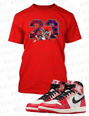 Sport Big Tall Small 23 Sneaker Tee Shirt J1 Next Chapter Spider Verse Graphic
