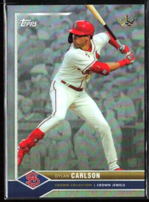 2022 Topps X Bobby Witt Jr. - Crown Jewel Rainbow Foil #16 Dylan Carlson /99