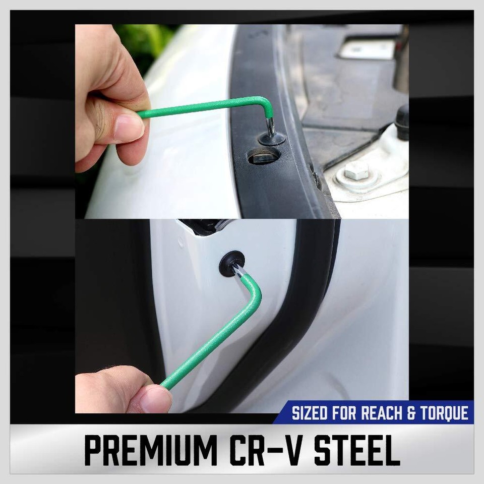 Hex Key Allen Wrench Set SAE & Metric Star Long Arm Ball End Hex Key