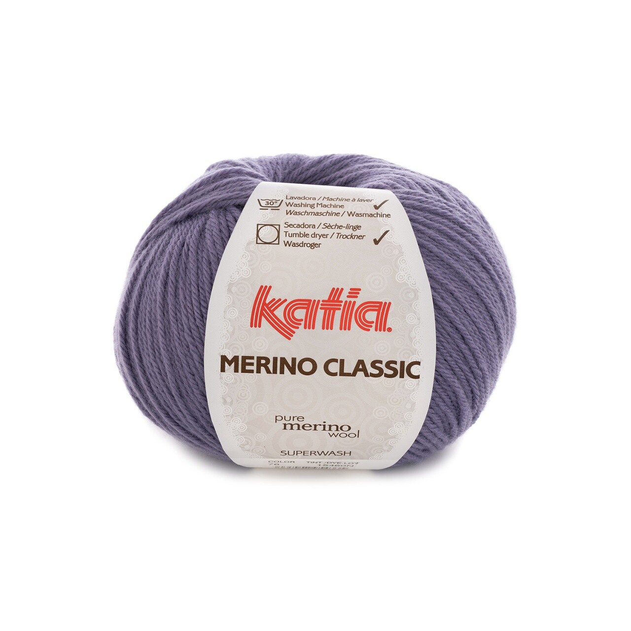 Merino Classic by Katia - Purple (76) - 100 g / approx. 240 m Wool