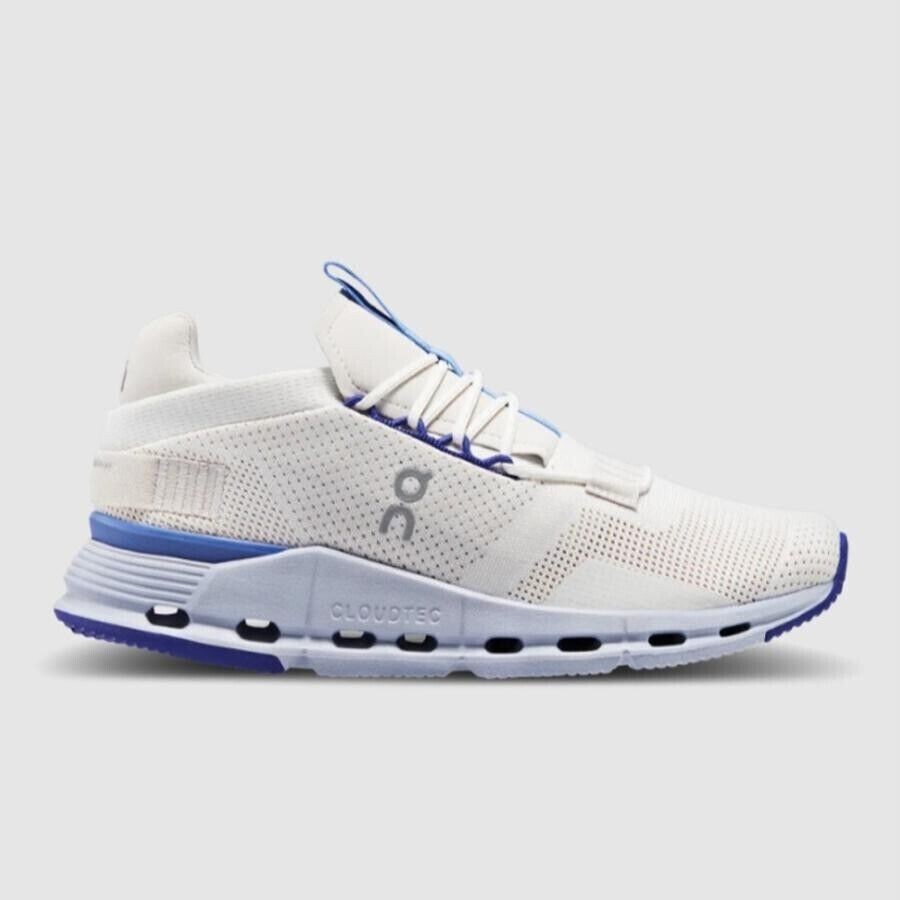 On Cloudnova Undyed-White Heather Low Top Shoes Women