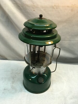 Coleman Double Mantle Lantern 220J195 Wichita Kansas 1976 Camping