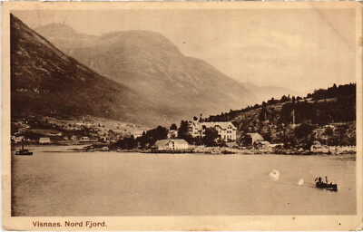 PC NORWAY, VISNAES, NORD FJORD, Vintage Postcard (b59527)