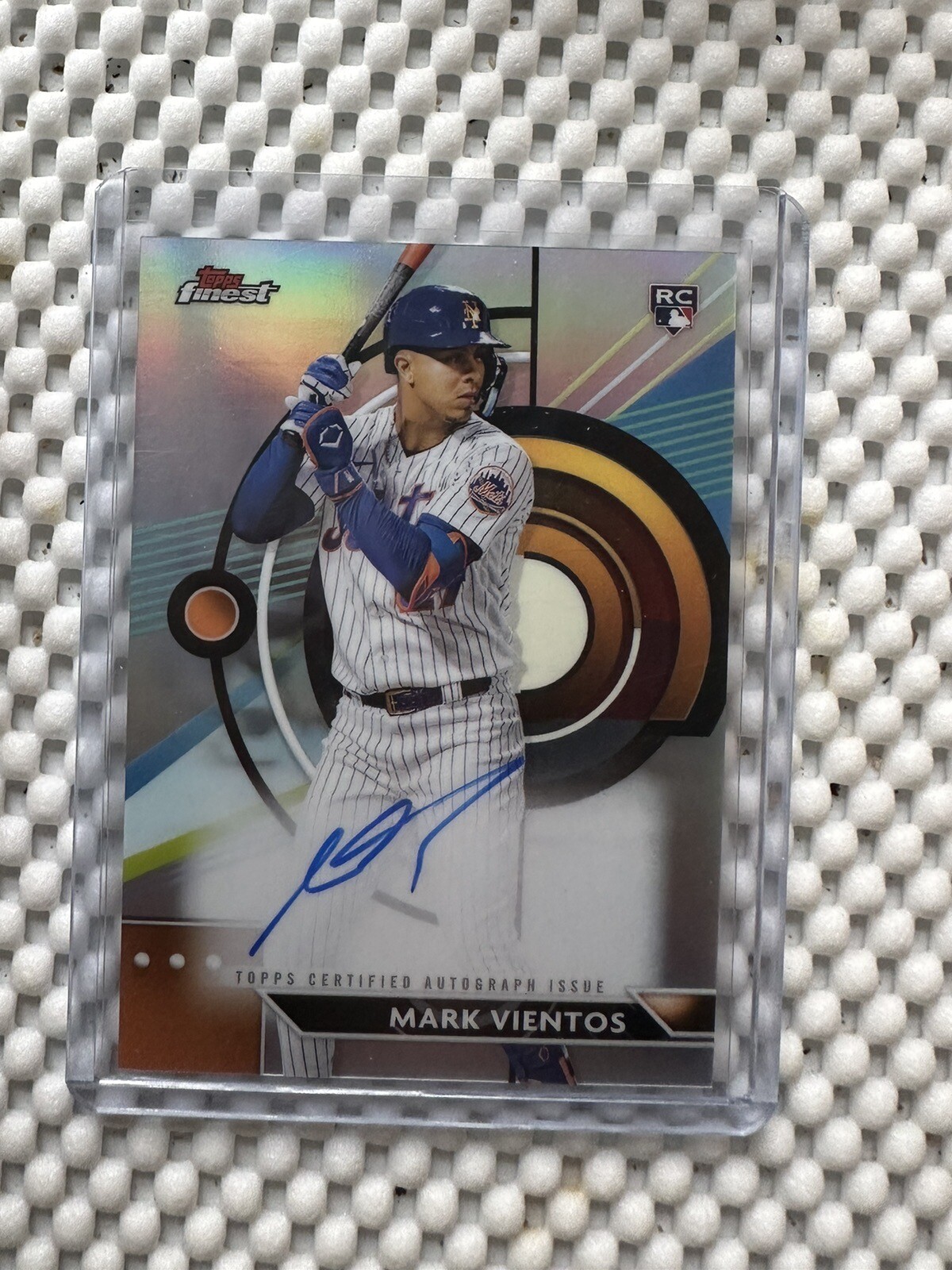 2023 Topps Finest - Finest Autographs #FA-MVI Mark Vientos (AU, RC)