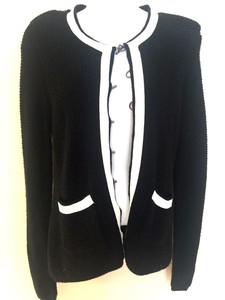 black small cardigan