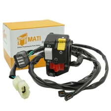 Left Handlebar Start Kill Switch Headlight for Honda Rancher 420 TRX420FM/420TM