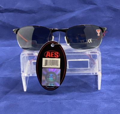 Texas Tech Sunglasses AES Optics NCAA Eyewear UVA400 Shatter Resistant NWT
