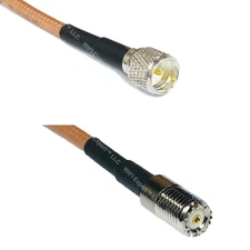RG400 MINI UHF MALE to MINI UHF FEMALE RF Cable FAST-SHIP LOT